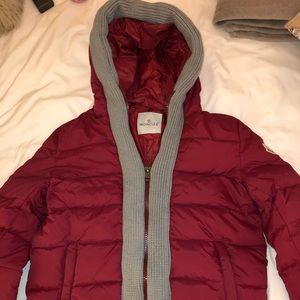 Moncler Red Puffer Jacket